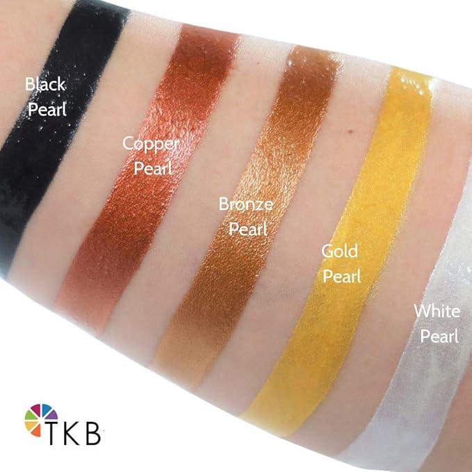 TKB Lip Liquid Color | Liquid Lip Color for TKB Gloss Base, DIY Lip Gloss, Pigmented Lip Gloss and Lipstick Colorant, Made in USA (1floz (30ml), White Pearl)
