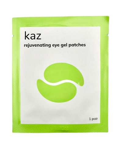 Waxness KAZ Rejuvenating Eye Gel Patches with Caffeine and Extensin, 5 pair