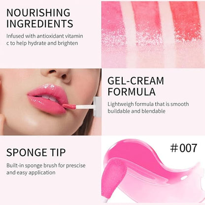 Hydrating Lip Glow Oil, Moisturizing Lip