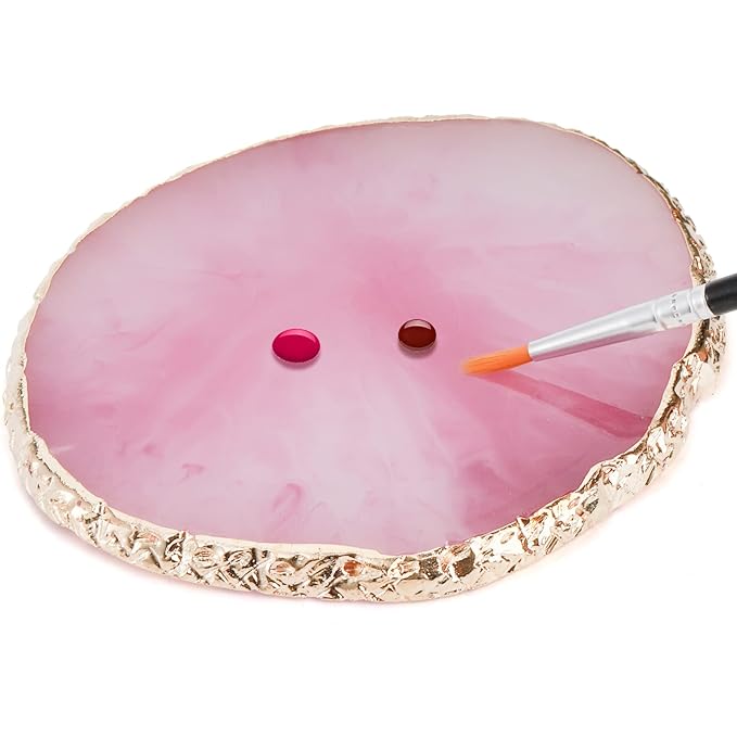 ZOOFOX 6 Pieces Resin Nail Art Palette, Nail