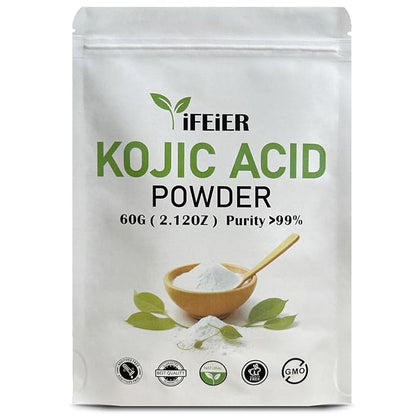 Pure Kojic Acid Powder 60g(2.12oz) for Skincare Products 60g