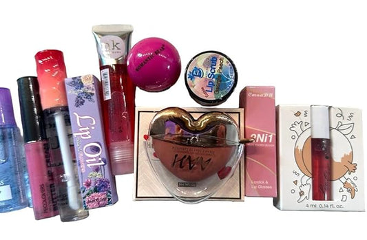 Diva Stuff Pink Lip Kit, 10 Clear