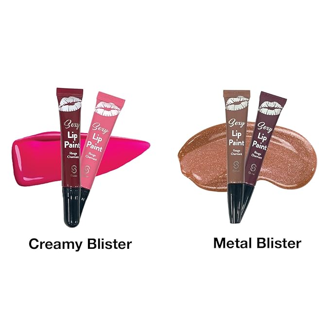 Sistar Sexy Lip Paint Cream Lip Gloss, Creamy Gloss,