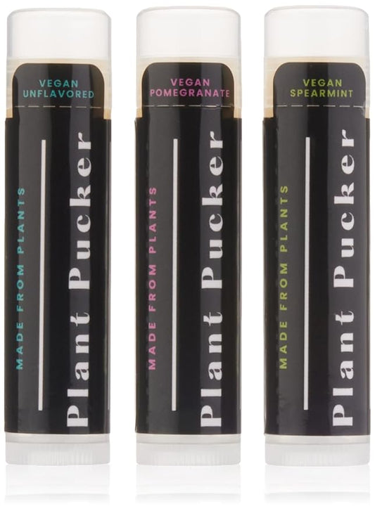 Vegan Lip Balm (3-Pack) (Variety Pack)