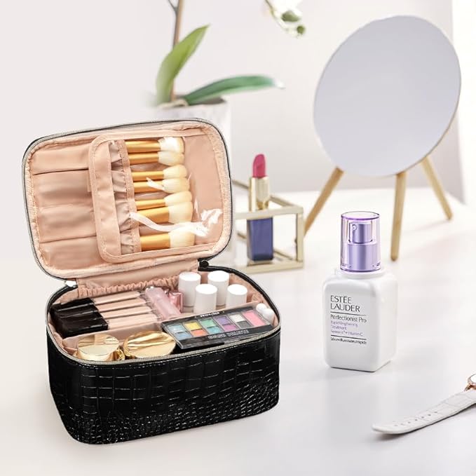 Ocheal makeup bag, portable cosmetic