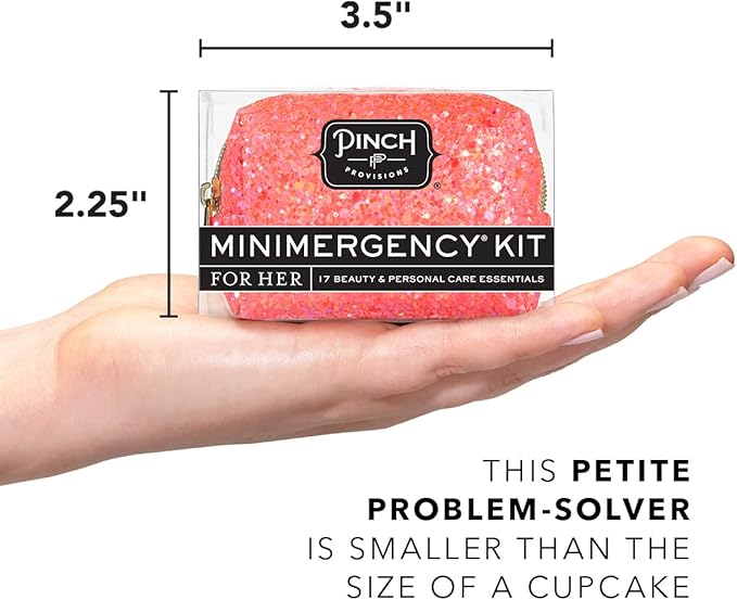 Pinch Provisions Coral Glitter Minimergency Kit, Holiday’s