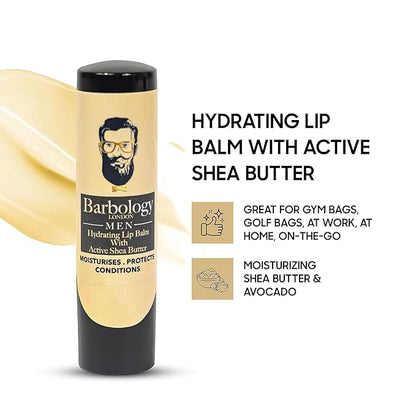 Men's Moisturizing Lip Balm for Chapped 0.17oz