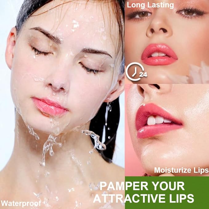 evpct 3Pcs Aloe Vera Tinted Lip Balms PH Changing