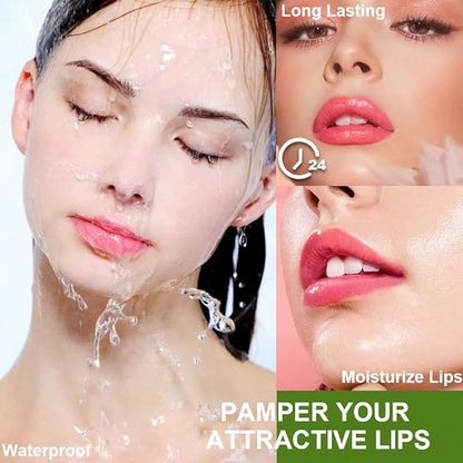 evpct 3Pcs Aloe Vera Tinted Lip Balms PH Changing