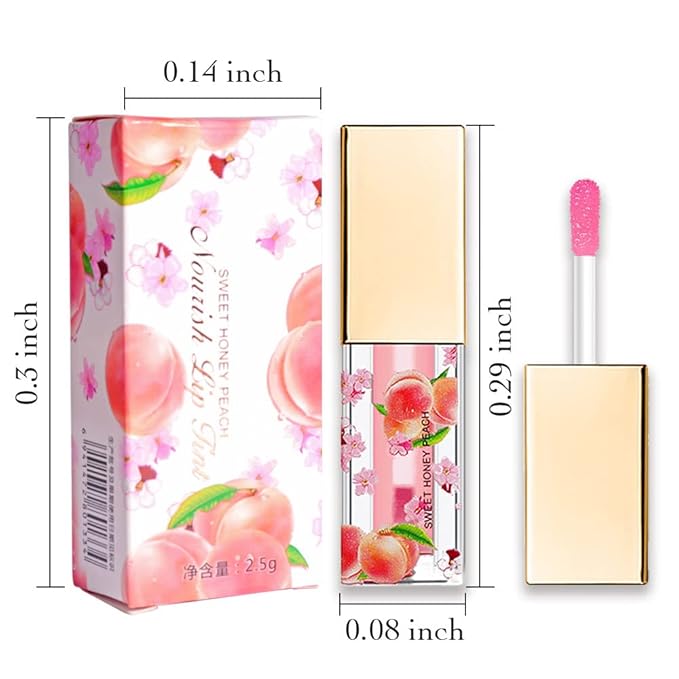BINGBRUSH 3 Pcs Color Changing Lip Gloss Tinted, Peach Avocado Aloe Vera Magic Mood Lipstick,PH Color Change Lip Stain Lip Balm, Longlasting Lips Will Not Dry Out