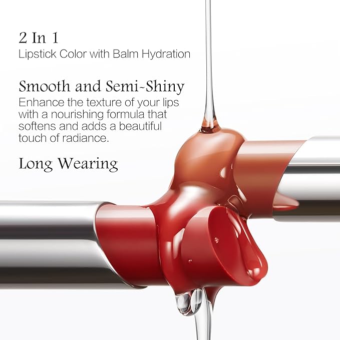 Essence Lipstick, Moisturizing, Plumping, Shiny Lip Color, Non Sticky Lipstick with Vitamin E, Sooth, Soften Lip, J304