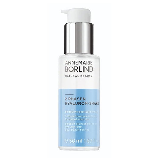 ANNEMARIE BÖRLIND - 2 Phase Hyaluronan Shake - Hyaluronic Acid + Aloe Vera + Black Forest Rose Stem Cells For Intense Hydration - Moisturizing, Plumping, Nourishing - 1.69 Fl. Oz.