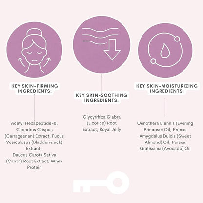 Serious Skincare Reverse Lift Firming Face Serum for Skin Tightening - Hydrating Anti-Aging Peptides - Lift & Firm Skin Care for Sagging Facial & Neck Contours - 1 Fl. Oz.