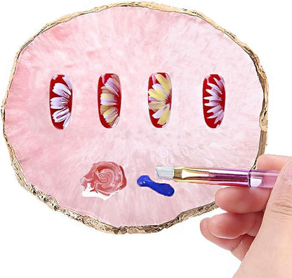 Resin Nail Art Palette, Kalolary Polish Holder Drawing