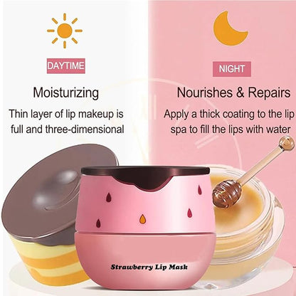 4Pcs Honey Lip Balm Honey Pot