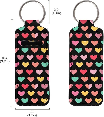 Women Girls Colorful Love Heart Style