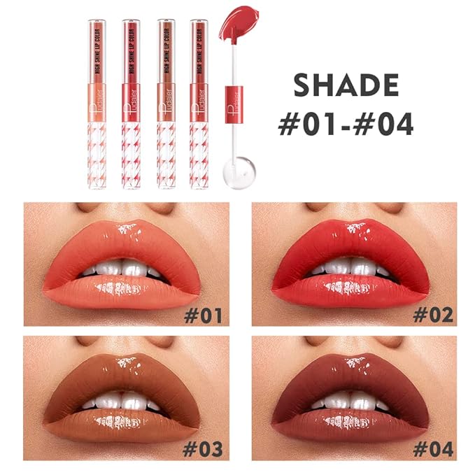 High Shine Lip Gloss with Clear Fixed Color High