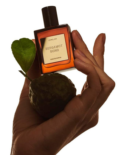 Perfume Oil Roll-On. Travel-Friendly Bergamot Bond Fragrance with Bergamot, Verbena, and Cashmere. Long-Lasting Essential Oil Parfum for Women and Men. 0.5 Fl Oz Scented Rollerball Bottle