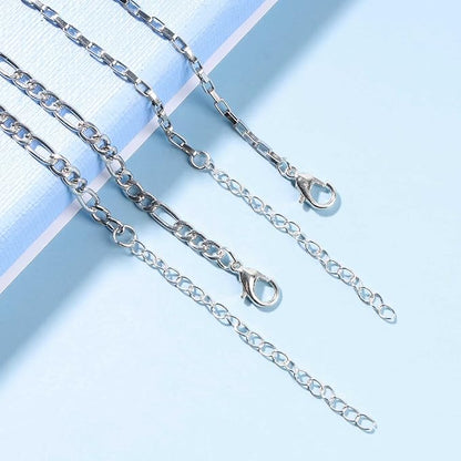 Boho Layered Silver Bar Necklace Choker