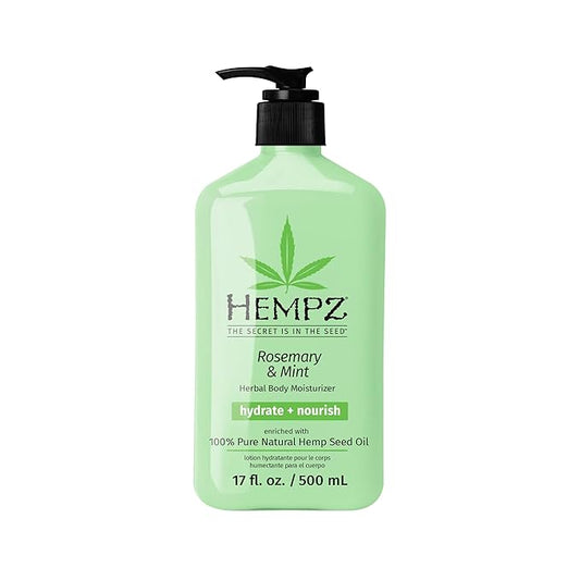 Hempz Body Moisturizer, Rosemary & Mint 17 Oz