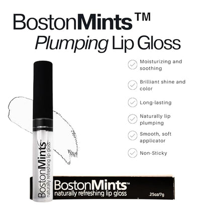 Lip Plumper, Southie Pout (.25oz) - Naturally Plumping Vegan Lip Gloss with Avocado, Jojoba, Aloe
