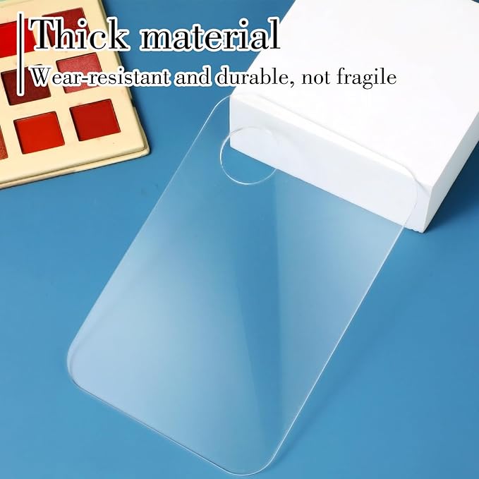 Makeup Palette Tray, Acrylic Foundation Palette with Spatula