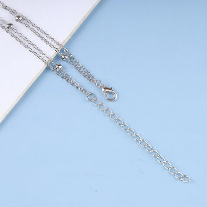 Vintage Layered Wing Dangle Necklace Angel