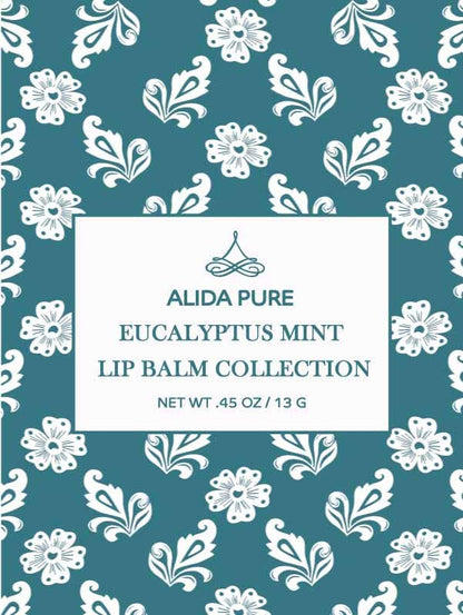 Eucalyptus Mint Lip Balm Collection, Vegan Lips,