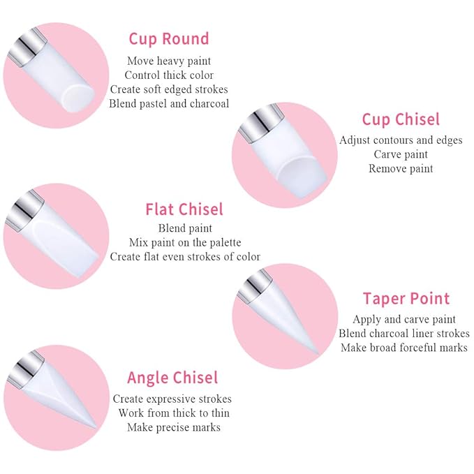 Nail art brushes kit nail