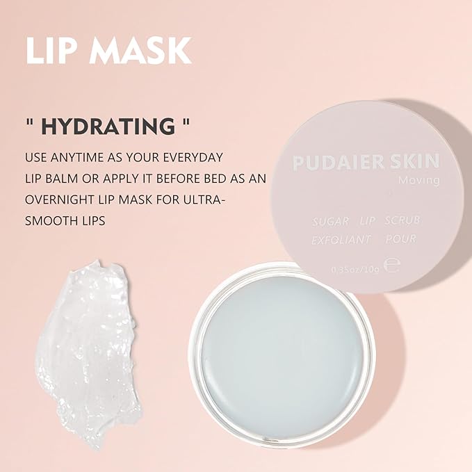 Pudaier 3Pcs Lip Care Kit All