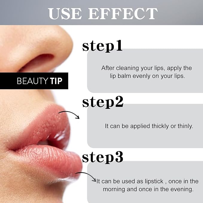 Organic Turmeric Lip Balm All-Day Moisturizing,