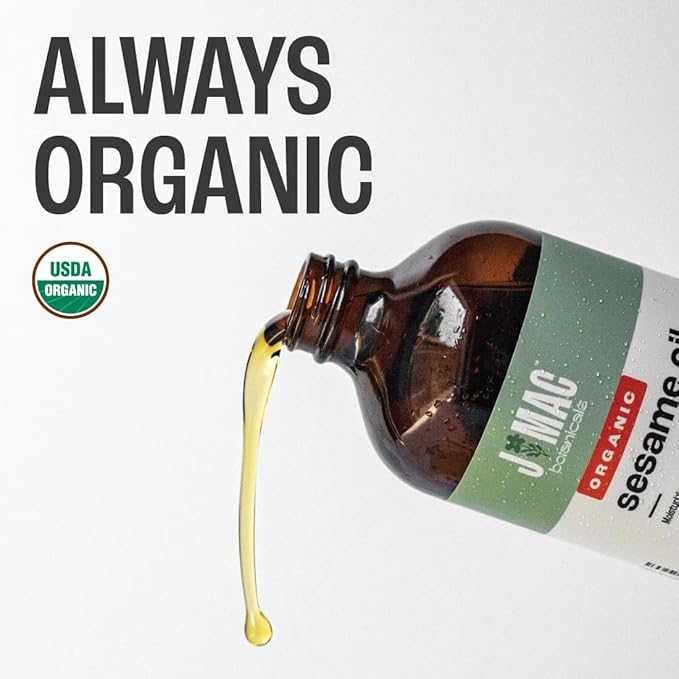 J MAC BOTANICALS Organic Sesame Oil