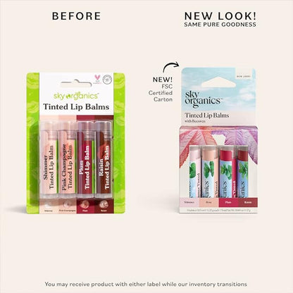Sky Organics Tinted Lip Balms Color,