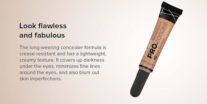L.A. Girl Pro Coneal HD. High Definiton Concealer GC984 Toffee 0.25 OZ