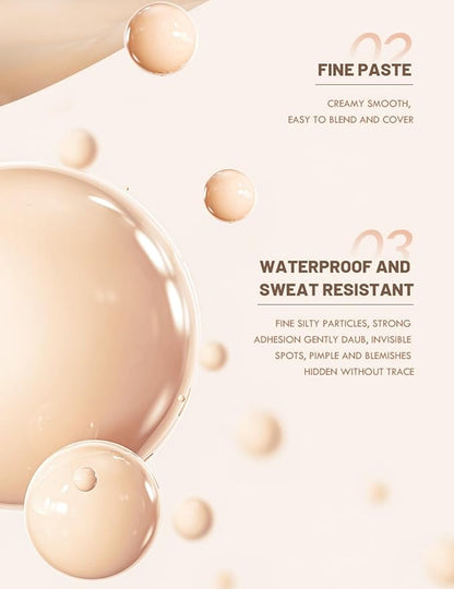 MAEPEOR Face Conceal Contour Palette 6 Colors Full