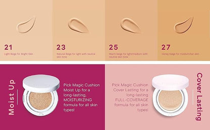 MISSHA Magic Cushion Foundation No.21 Light Beige for Skin Types