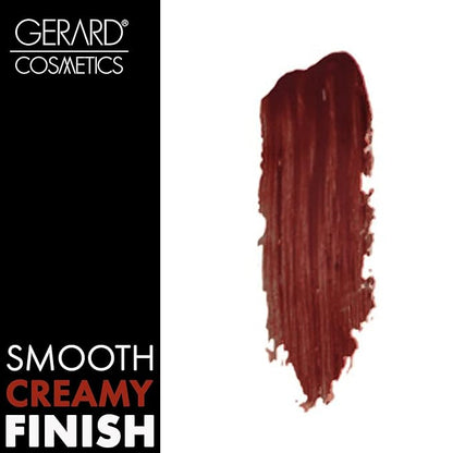 Gerard Cosmetics Lipstick Merlot | Dark Red Lipstick with Luxe Satin Finish | Highly Pigmented, Smooth Formula with Hydrating Ingredients | Long Lasting | Cruelty Free & Made in USA