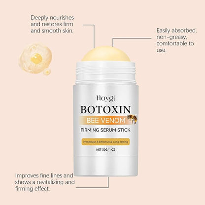 Botox Bee Venom Firming Serum Stick,Advanced Firming & Wrinkle-Reducing Cream,Skin Firming Cream For Body, Lifts,Plumps and Firms Skin,Natural Serum for All Skin Types