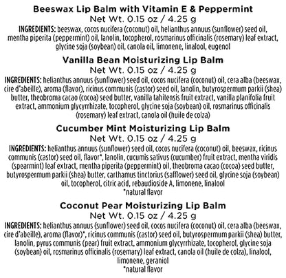 Burt’s Bees Holiday Gift, 4 Lip Stocking