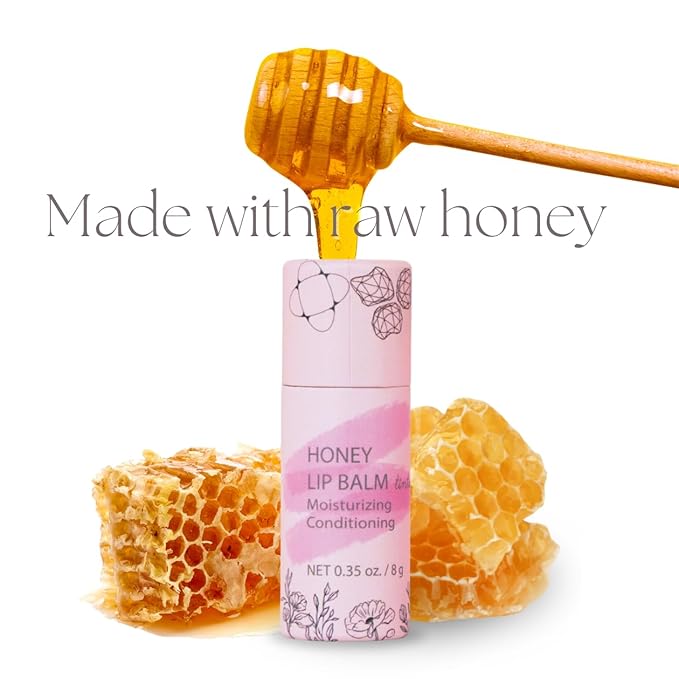Organic Honey Lip Balm - 100% oz)