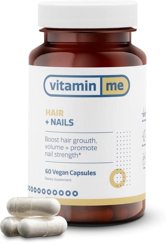Hair Growth + Nails Vitamin | Zinc, Biotin, B-Vitamins and Kelp | Reduces Hair Loss and thinning | Hair Growth Complex Supplement for Women | Extra Strength | 60 Capsules