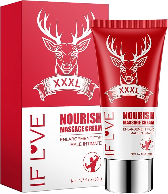 IF L VE-Revitalising Cream for Men's Intimate Areas, enlarging Massage Oil, Men's Health 50g