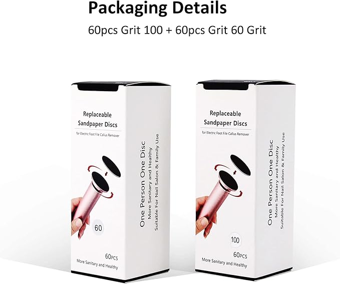 120pcs replaceable sandpaper refill discs