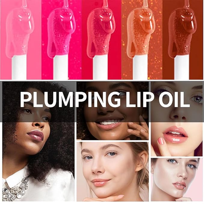 Hydrating Lip Glow Oil, Moisturizing Lip