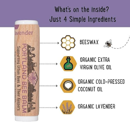 Portland Bee Balm All Natural Handmade Lavender