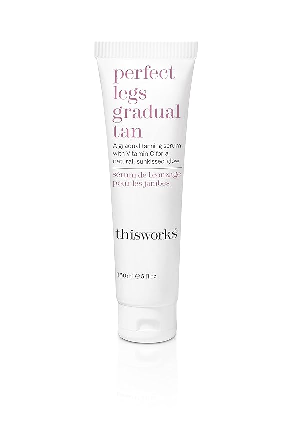 This Works Perfect Legs Gradual Tan, Self Tanner with Vitamin E & Shea Butter, 150ml