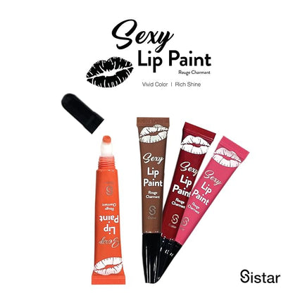 Sistar Sexy Lip Paint Cream Lip Gloss, Creamy Gloss,