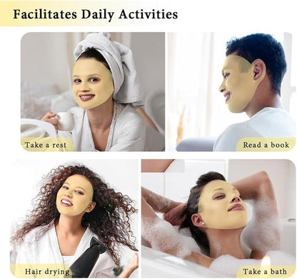 Ice Face Mask and Eye Ice Roller 5Pack Beauty Skin Care Tools Set, Eye Mask for Dry Eyes Face Depuffer Wrinkles and Lifting