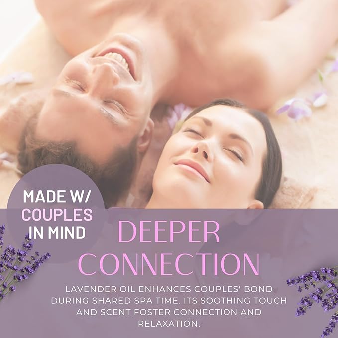 Lavender Massage Oil 8 Fl Oz - Relaxation and Soothing