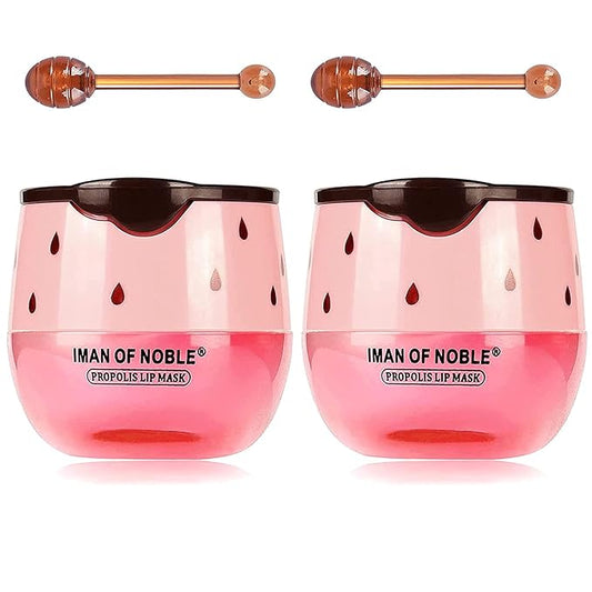 Bee Lip Balm Honey Pot, Strawberry